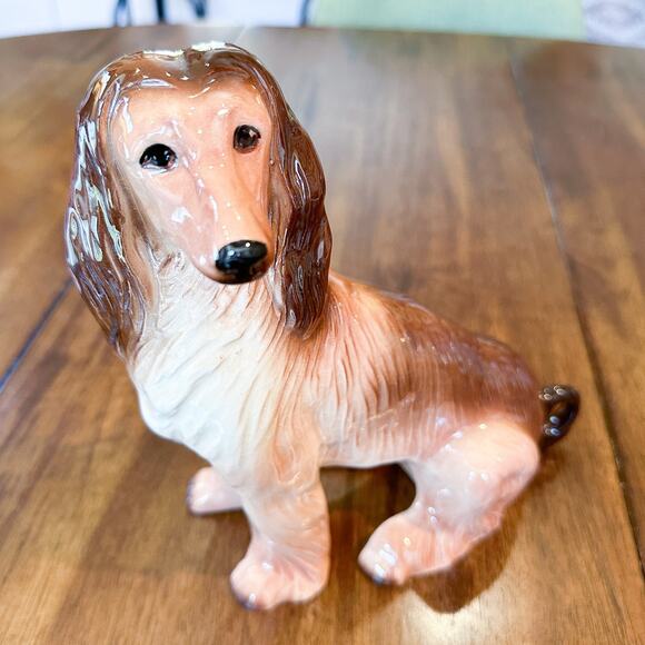 Kingston Pottery England Hand Painted Afghan Dog Statue Figurine - Picture 3 of 13